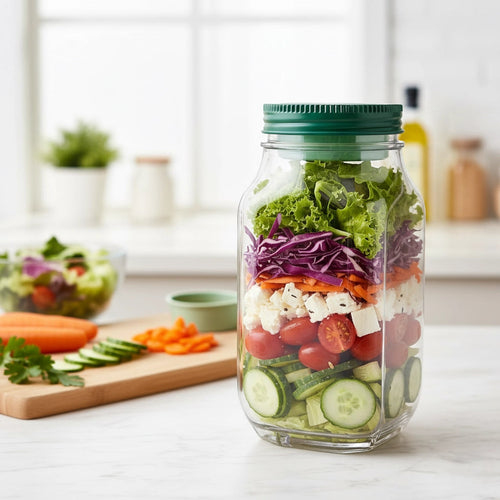 Salat-Shaker-Glas