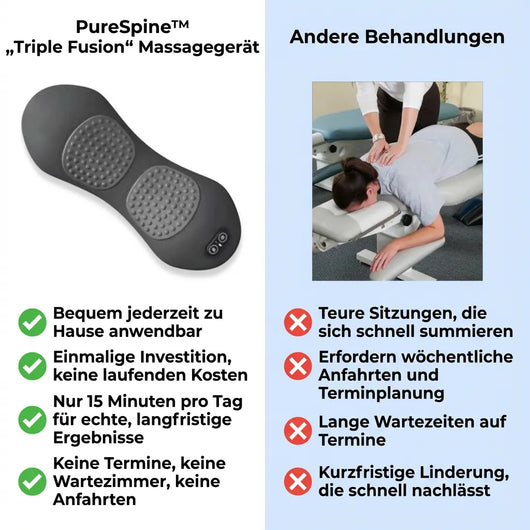 PureSpine™ - Triple Fusion Massagegerät